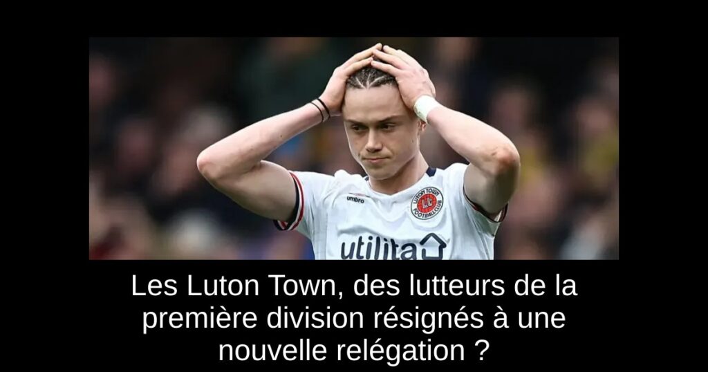 Les Luton Town, des lutteurs de la première division résignés à une nouvelle relégation ?