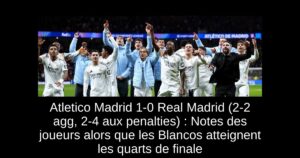 Atletico Madrid 1-0 Real Madrid (2-2 agg, 2-4 aux penalties) : Notes des joueurs alors que les Blancos atteignent les quarts de finale
