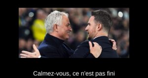 Calmez-vous, ce n&rsquo;est pas fini