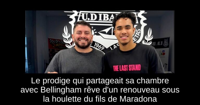 Le prodige qui partageait sa chambre avec Bellingham rêve d'un renouveau sous la houlette du fils de Maradona