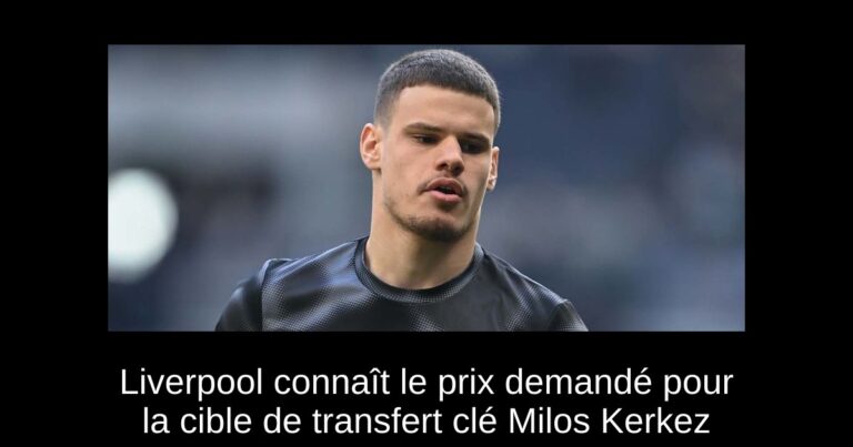Liverpool connaît le prix demandé pour la cible de transfert clé Milos Kerkez
