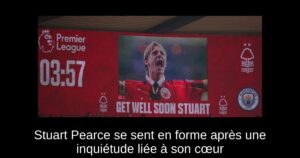 Stuart Pearce se sent en forme après une inquiétude liée à son cœur