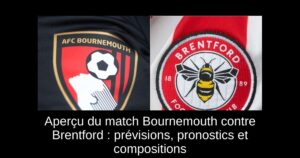 Aperçu du match Bournemouth contre Brentford : prévisions, pronostics et compositions