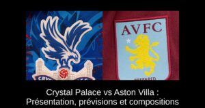 Crystal Palace vs Aston Villa : Présentation, prévisions et compositions