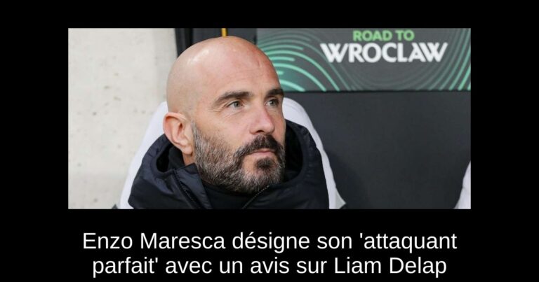 Enzo Maresca désigne son 'attaquant parfait' avec un avis sur Liam Delap