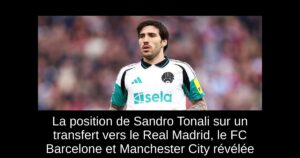 La position de Sandro Tonali sur un transfert vers le Real Madrid, le FC Barcelone et Manchester City révélée