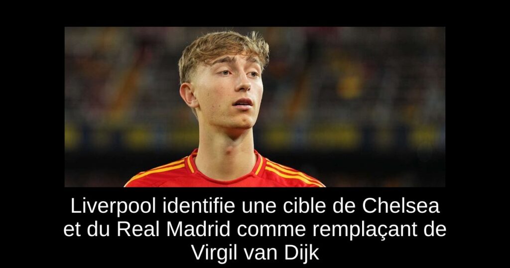 Liverpool identifie une cible de Chelsea et du Real Madrid comme remplaçant de Virgil van Dijk