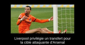 Liverpool privilégie un transfert pour la cible attaquante d&rsquo;Arsenal