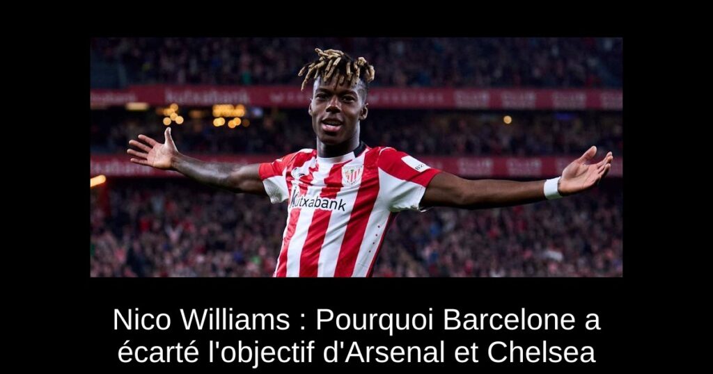 Nico Williams : Pourquoi Barcelone a écarté l'objectif d'Arsenal et Chelsea