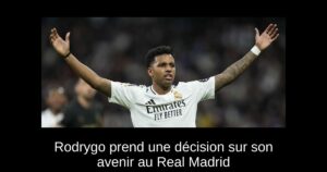 Rodrygo prend une décision sur son avenir au Real Madrid