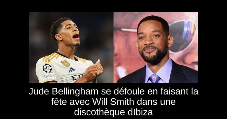 Jude Bellingham se défoule en faisant la fête avec Will Smith dans une discothèque dIbiza