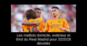 Les maillots domicile, extérieur et third du Real Madrid pour 2025/26 dévoilés