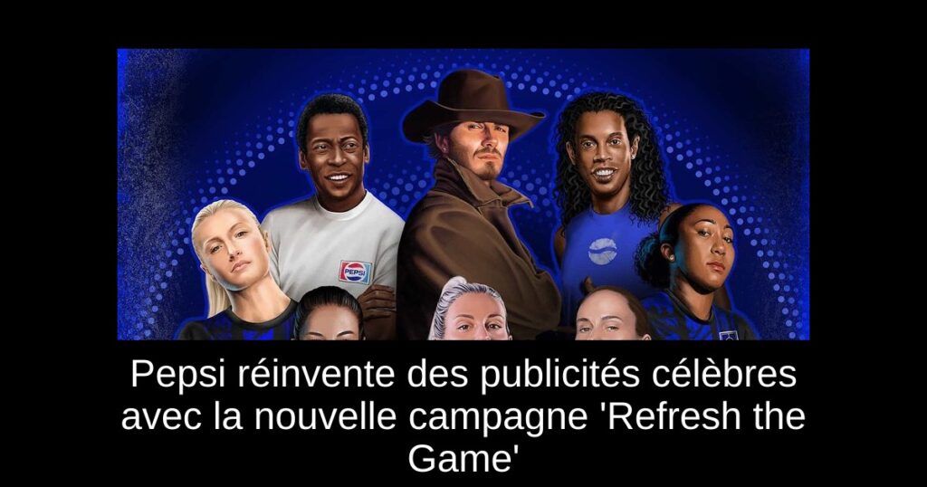 Pepsi réinvente des publicités célèbres avec la nouvelle campagne 'Refresh the Game'