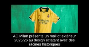 AC Milan présente un maillot extérieur 2025/26 au design éclatant avec des racines historiques