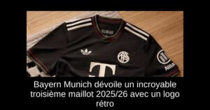 Bayern Munich dévoile un incroyable troisième maillot 2025/26 avec un logo rétro