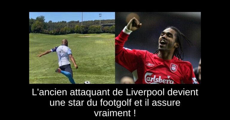 L'ancien attaquant de Liverpool devient une star du footgolf et il assure vraiment !