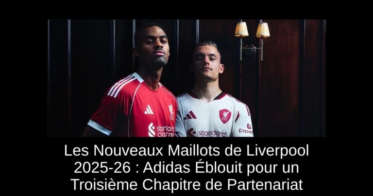 Les Nouveaux Maillots de Liverpool 2025-26 : Adidas Éblouit pour un Troisième Chapitre de Partenariat