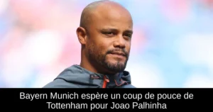 Bayern Munich espère un coup de pouce de Tottenham pour Joao Palhinha