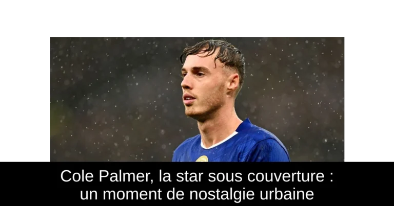 Cole Palmer, la star sous couverture : un moment de nostalgie urbaine