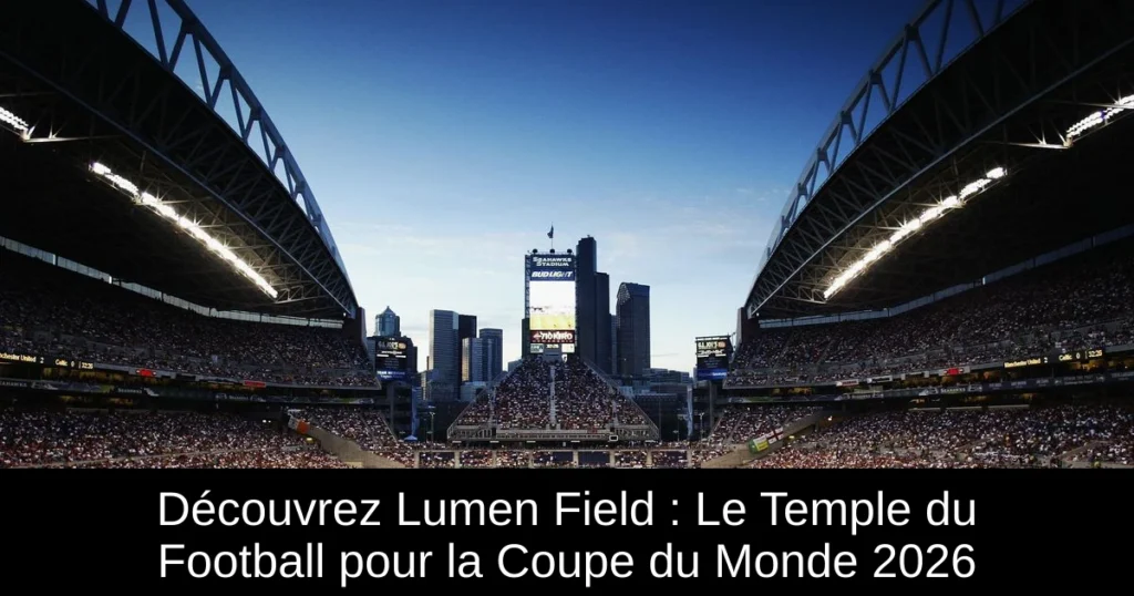 Découvrez Lumen Field : Le Temple du Football pour la Coupe du Monde 2026