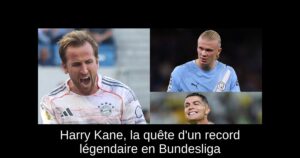Harry Kane, la quête d'un record légendaire en Bundesliga