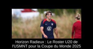 Horizon Radieux : Le Roster U20 de l'USMNT pour la Coupe du Monde 2025