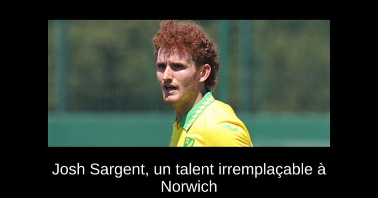Josh Sargent, un talent irremplaçable à Norwich