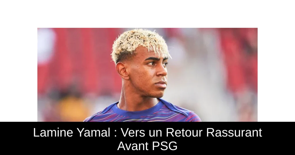 Lamine Yamal : Vers un Retour Rassurant Avant PSG