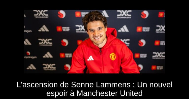 L'ascension de Senne Lammens : Un nouvel espoir à Manchester United