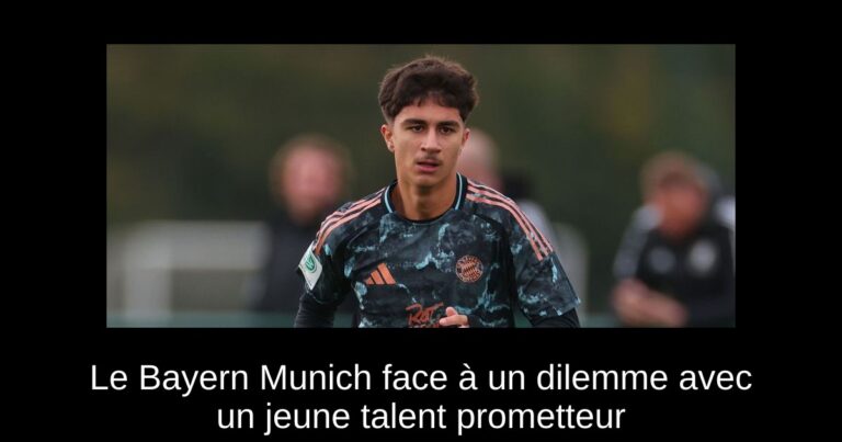 Le Bayern Munich face à un dilemme avec un jeune talent prometteur