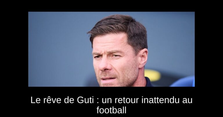 Le rêve de Guti : un retour inattendu au football