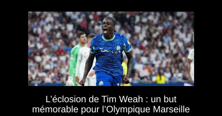 L’éclosion de Tim Weah : un but mémorable pour l’Olympique Marseille