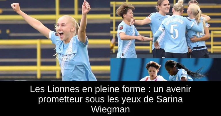 Les Lionnes en pleine forme : un avenir prometteur sous les yeux de Sarina Wiegman