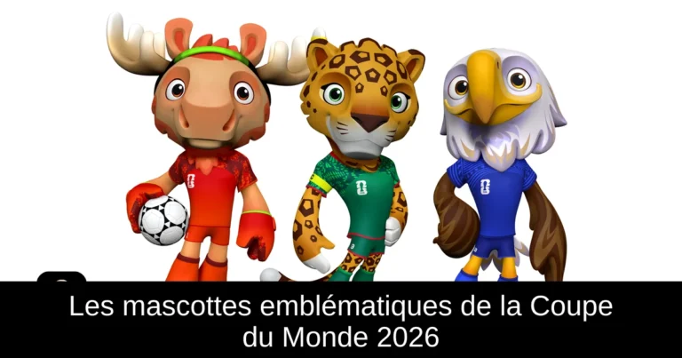 Les mascottes emblématiques de la Coupe du Monde 2026