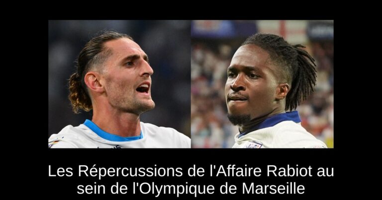 Les Répercussions de l'Affaire Rabiot au sein de l'Olympique de Marseille