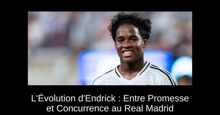 L'Évolution d'Endrick : Entre Promesse et Concurrence au Real Madrid