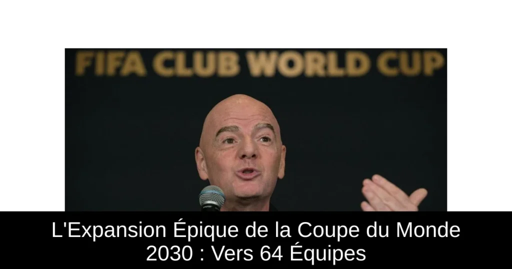L'Expansion Épique de la Coupe du Monde 2030 : Vers 64 Équipes