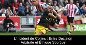 L&rsquo;Incident de Collins : Entre Décision Arbitrale et Éthique Sportive