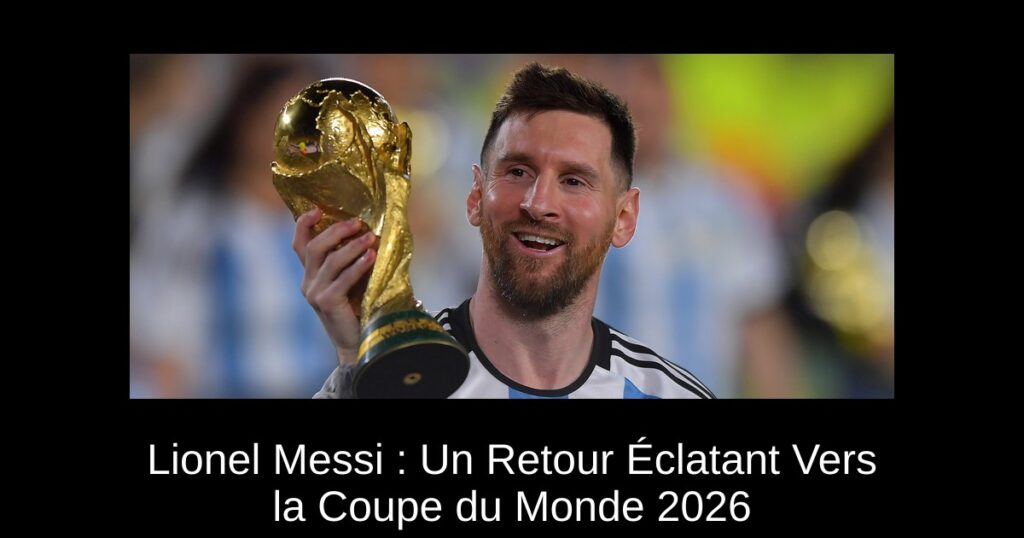 Lionel Messi : Un Retour Éclatant Vers la Coupe du Monde 2026