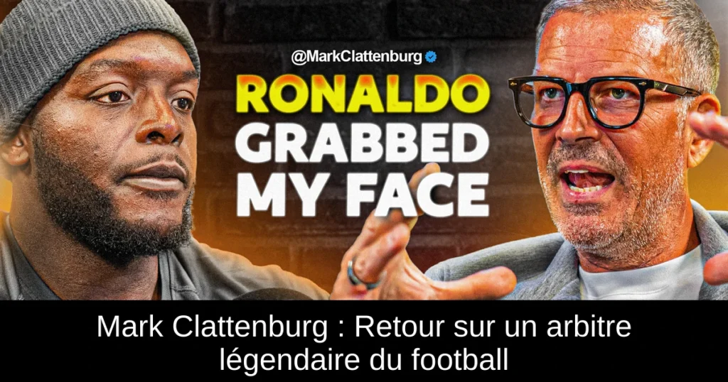 Mark Clattenburg : Retour sur un arbitre légendaire du football