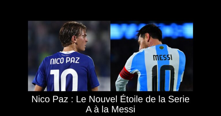 Nico Paz : Le Nouvel Étoile de la Serie A à la Messi