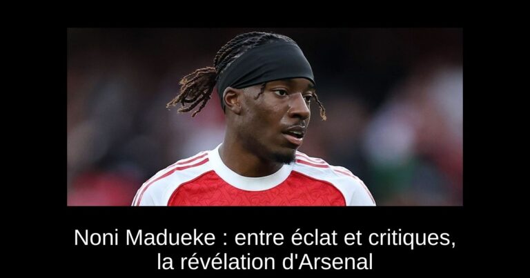 Noni Madueke : entre éclat et critiques, la révélation d'Arsenal