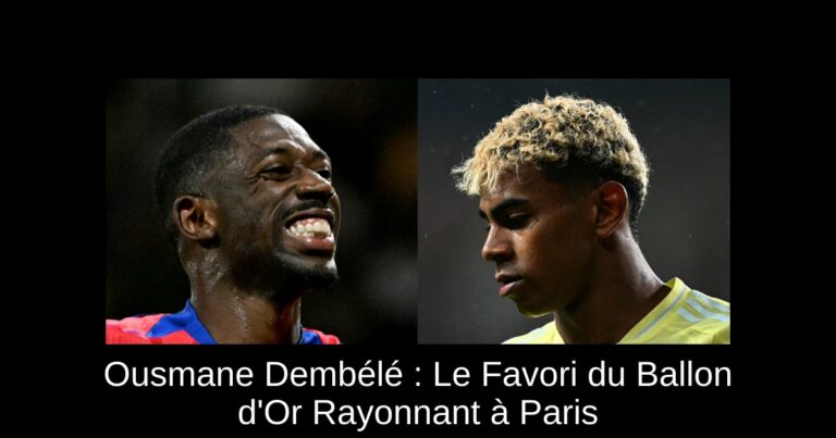 Ousmane Dembélé : Le Favori du Ballon d'Or Rayonnant à Paris