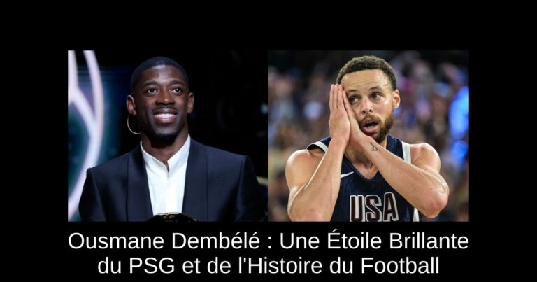 Ousmane Dembélé : Une Étoile Brillante du PSG et de l'Histoire du Football