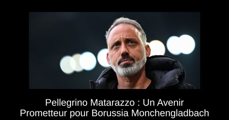 Pellegrino Matarazzo : Un Avenir Prometteur pour Borussia Monchengladbach
