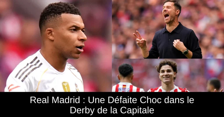Real Madrid : Une Défaite Choc dans le Derby de la Capitale