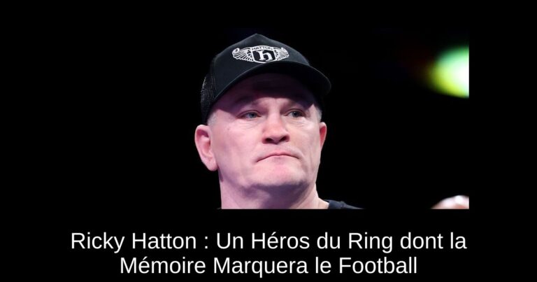 Ricky Hatton : Un Héros du Ring dont la Mémoire Marquera le Football