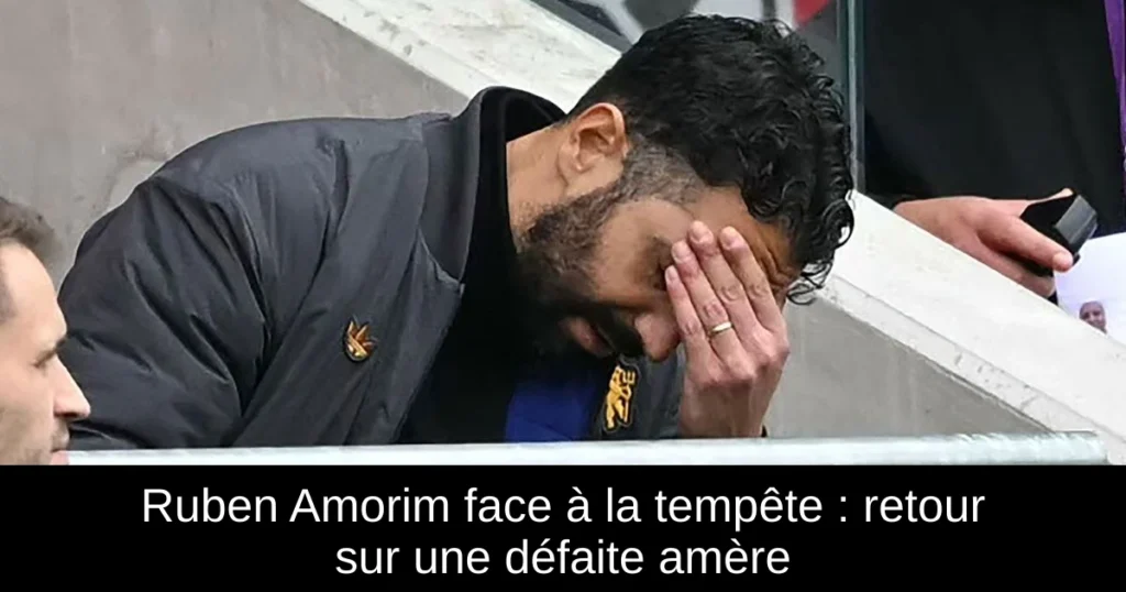 Ruben Amorim face à la tempête : retour sur une défaite amère
