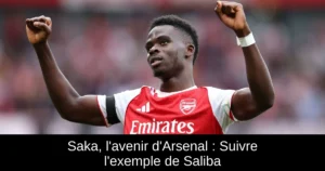Saka, l&rsquo;avenir d&rsquo;Arsenal : Suivre l&rsquo;exemple de Saliba