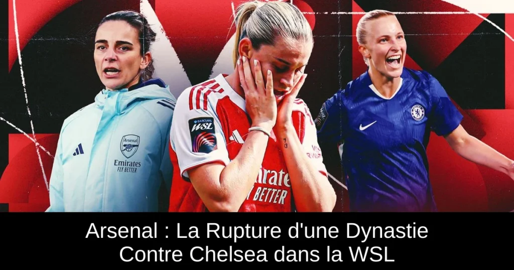 Arsenal : La Rupture d'une Dynastie Contre Chelsea dans la WSL